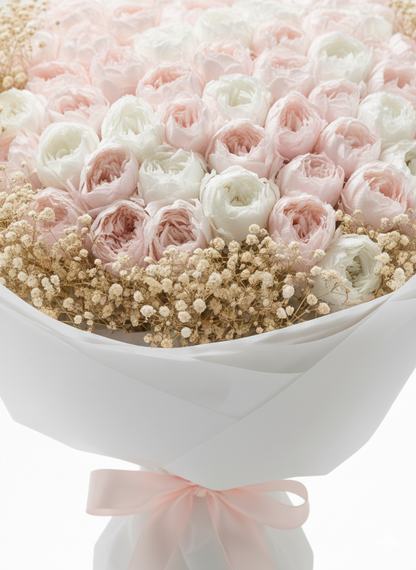 Pastel Tonlarda Kokulu Sabun Gül Buketi | 50’li Kalıcı Romantik Hediye 🌸