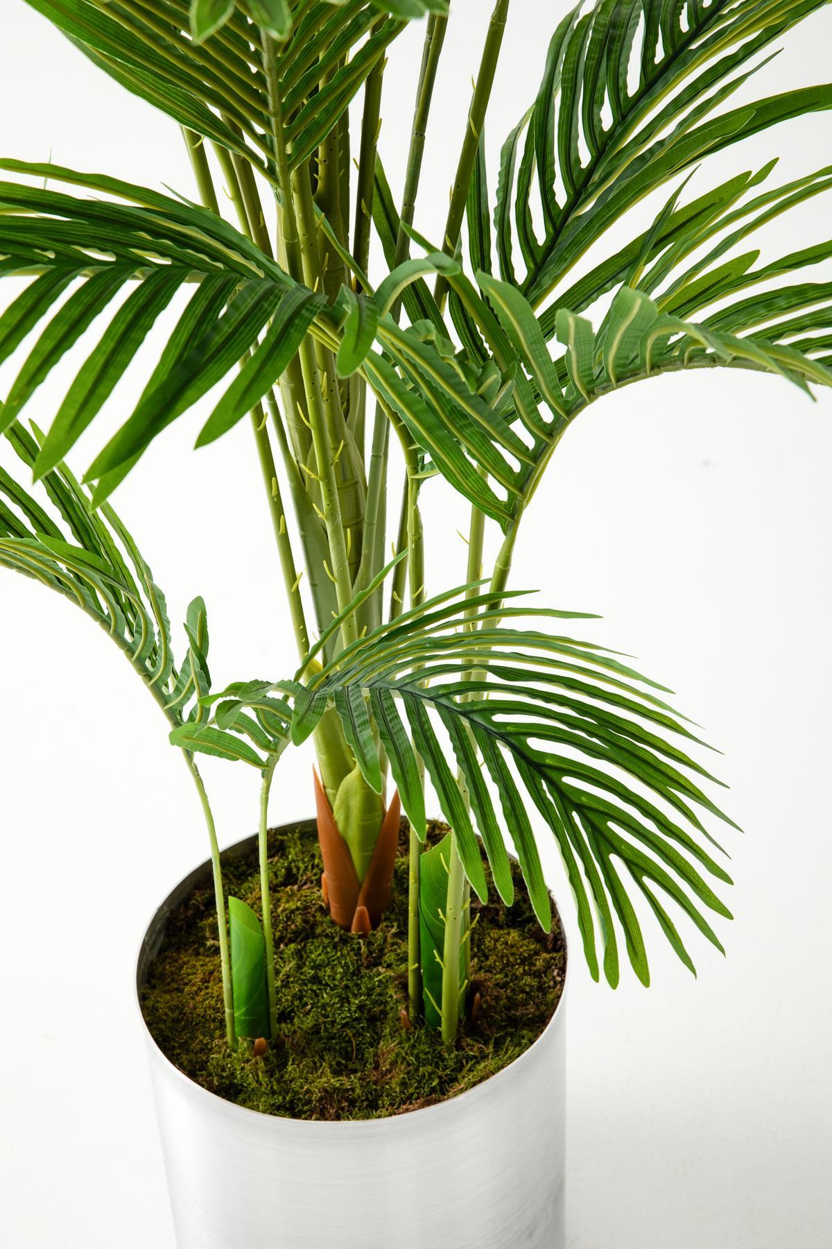 Yapay Areka Palmiyesi 180 cm – Gerçek Görünümlü İthal Dekoratif Ağaç | Premium Saksılı Model